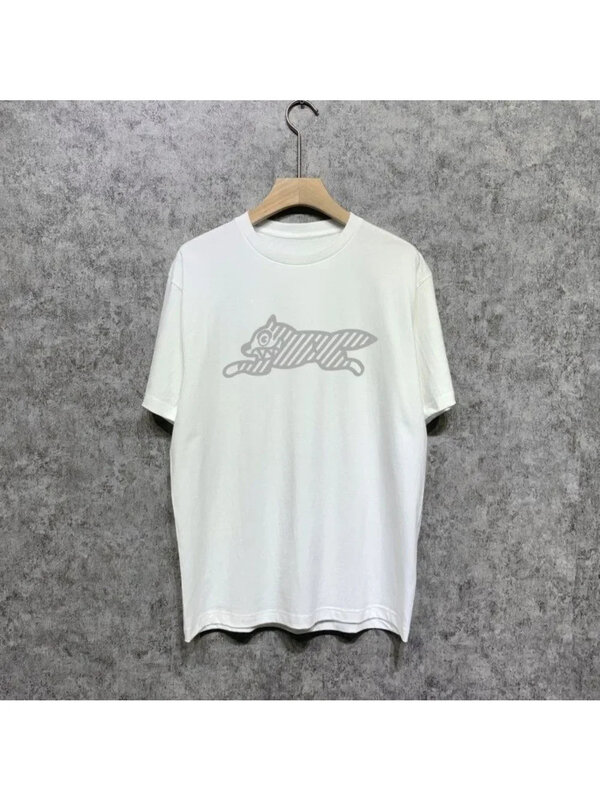 Camiseta clásica con estampado de perro volador para hombres y mujeres, ropa Kawaii Harajuku Y2k, Top de gran tamaño, ropa informal de calle, nueva
