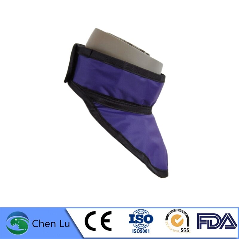 Collar protector de rayos x auténtico para hospital, dispositivo de protección contra radiación nuclear, de plomo, 0,5 mmpb