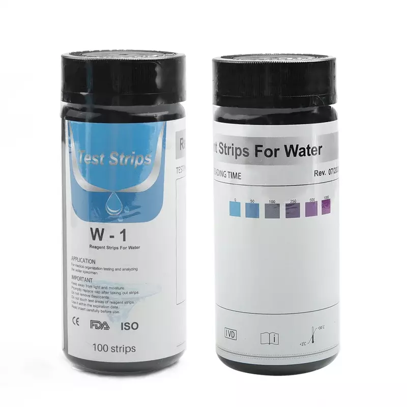 Strisce reattive 0-425 PPM pratico Kit acquario affidabile strisce rapide e facili Test 0-425mg/l (50 acqua migliore