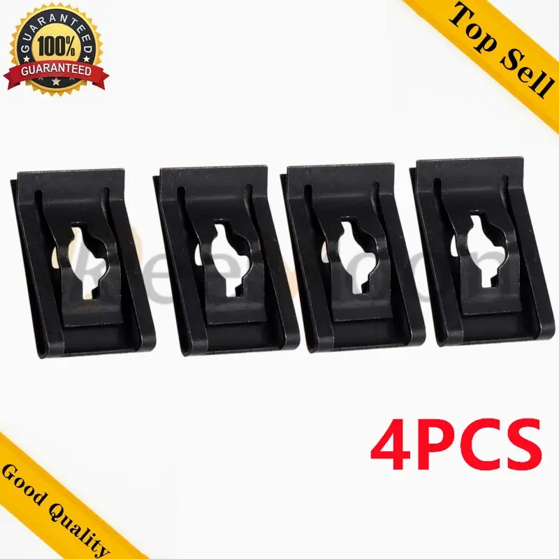 4PCS 90673-TY2-A01 90673TY2A01 Black Iron Lower Engine Cover Access Clip For Honda Accord Civic CRV