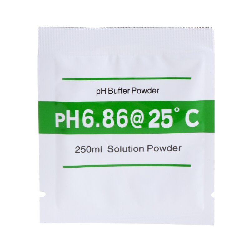 Solución tampón PH en polvo para medidor prueba PH, calibración medida, 20 piezas, nuevo