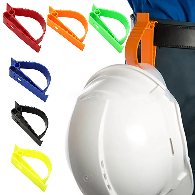 1Pc Multifunctional Clamp Safety Helmet Clamp Earmuffs Clamp Key Chains Clips Labor Protection Clamp Working Clips Helmet Clips