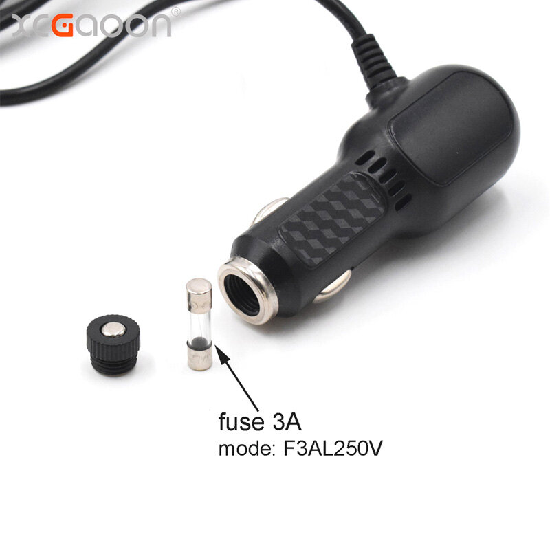 Cavo di ricarica DVR caricabatteria da auto Dash Cam Mini USB / Micro USB / Type-C USB 11.5ft alimentazione cavo di alimentazione 12-24V per fotocamera DVR GPS