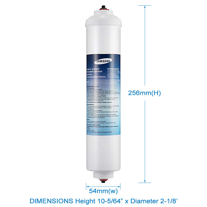 Filtro acqua frigo compatibile per Samsung DA29-10105J WSF-100 + afa-pure Plus (solo filtro esterno)