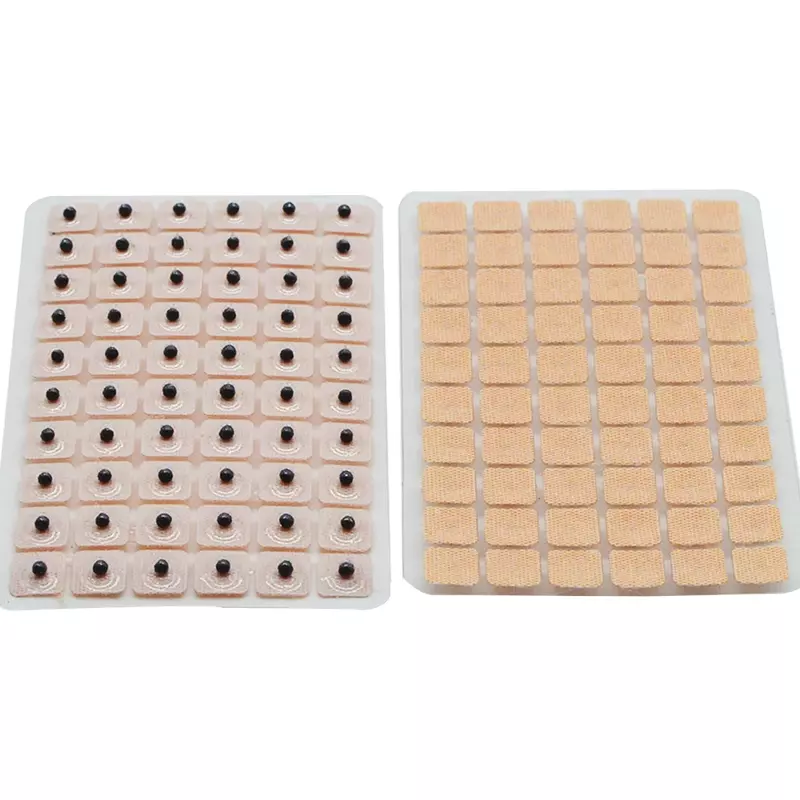 600Pcs/lot New 2020 Magnets Plated Seeds Sticker Paste Bean Ear massage seed for Acupoint Therapy Auricular Acupuncture