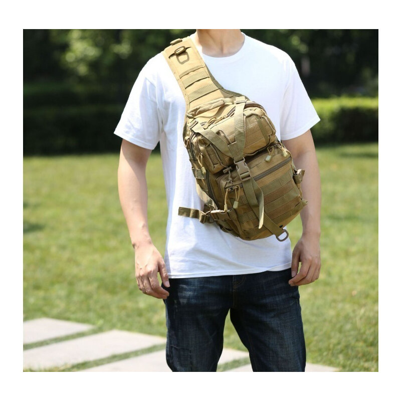 Zaino militare Tactical Assault Pack borsa a tracolla a tracolla borsa a tracolla impermeabile borsa a tracolla da uomo per escursionismo all'aperto