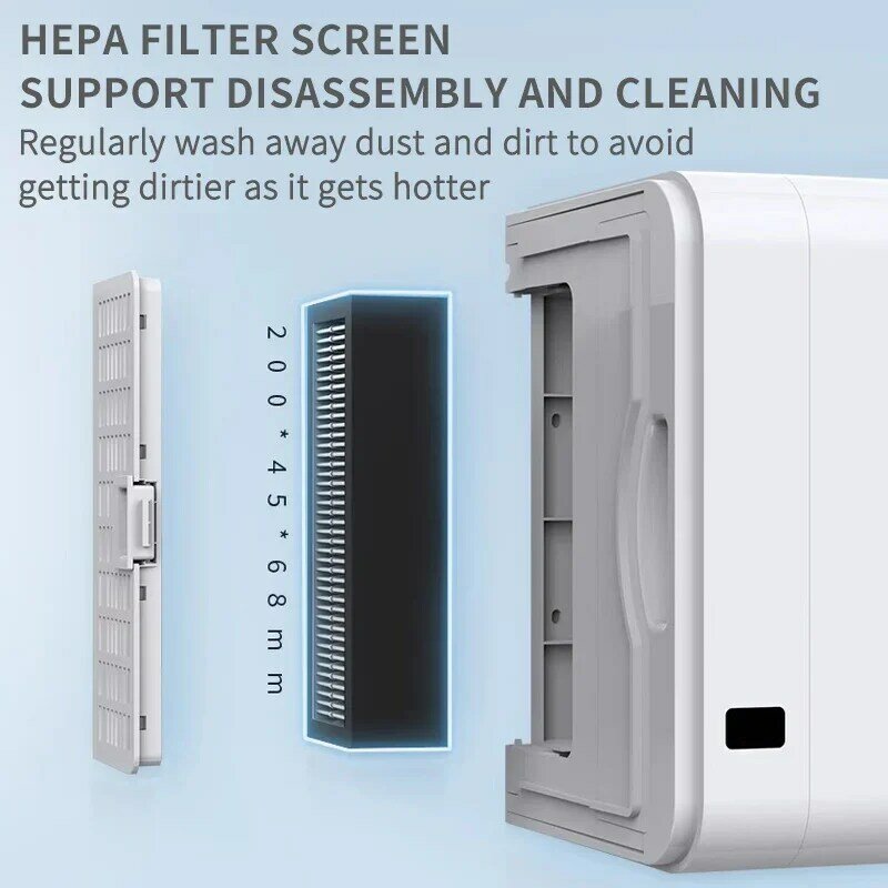 Asciugamani automatici con filtro HEPA Jet Speed Wind 90 m/s per wc da bagno commerciale