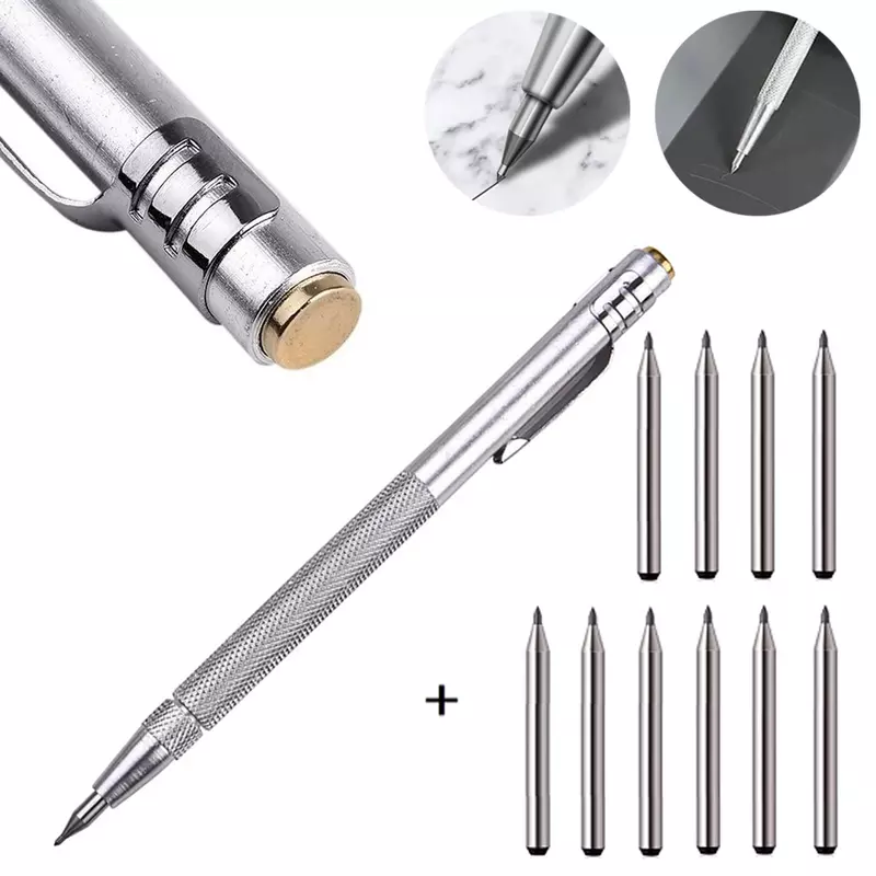 قلم نقش طرف كربيد التنغستن ، قلم نقش مع بديل ، زجاج ، سيراميك ، معدن ، خشب ، نحت ، أدوات يدوية