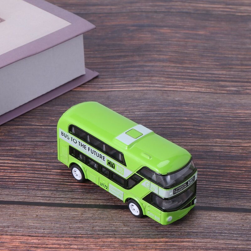二重壁のバス,プラスチック製の車のおもちゃ,観光車,都市輸送車,運転車