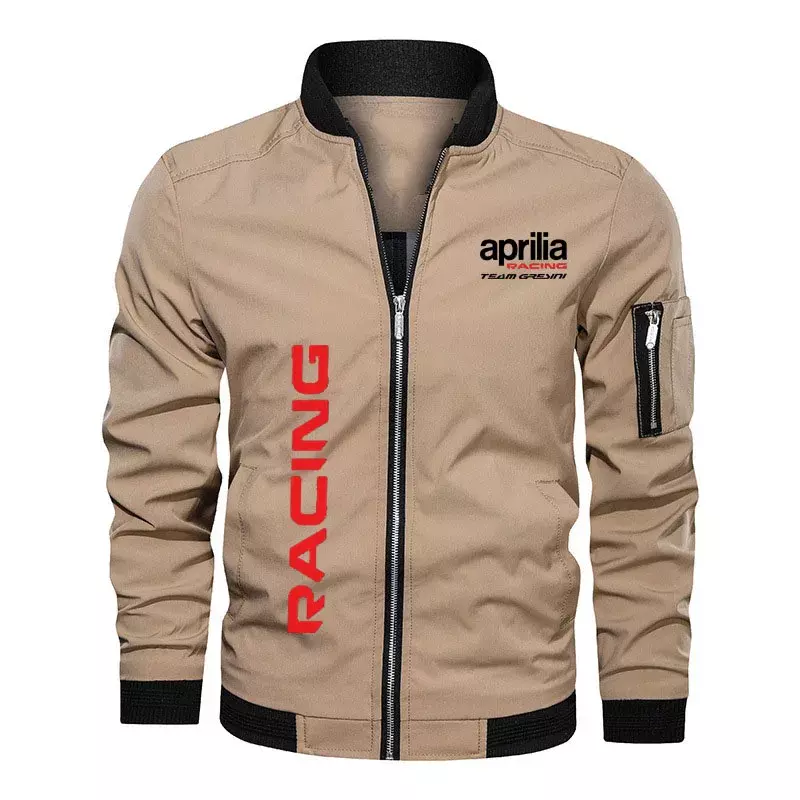 Jaqueta de motociclista masculina com logotipo RSV4 estampado, Hip Hop, rua, jaqueta militar, jaqueta de beisebol, novo