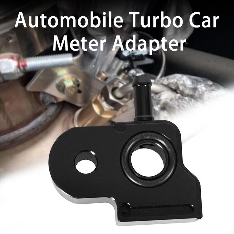 Adaptador de medidor de coche, práctico adaptador de vacío Turbo para vehículo, resistente a los arañazos, color negro