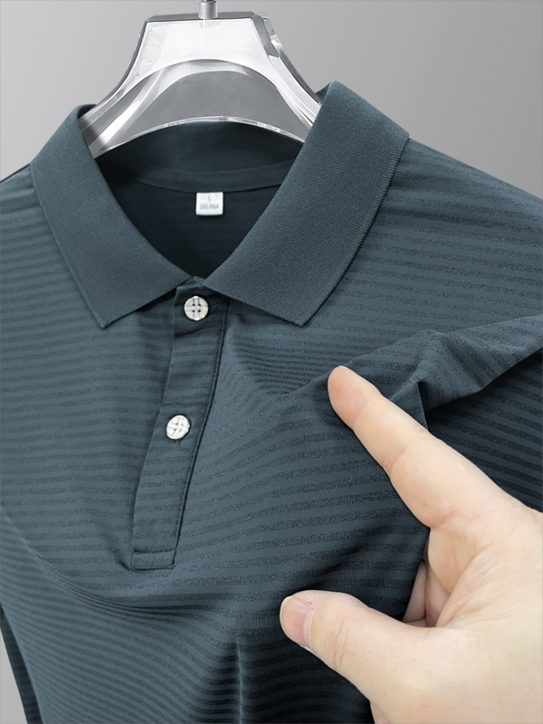 Polo de manga corta para hombre, camiseta transpirable, informal, de negocios, Color sólido, de Golf, talla grande 8xl, 7xl, novedad de 2024