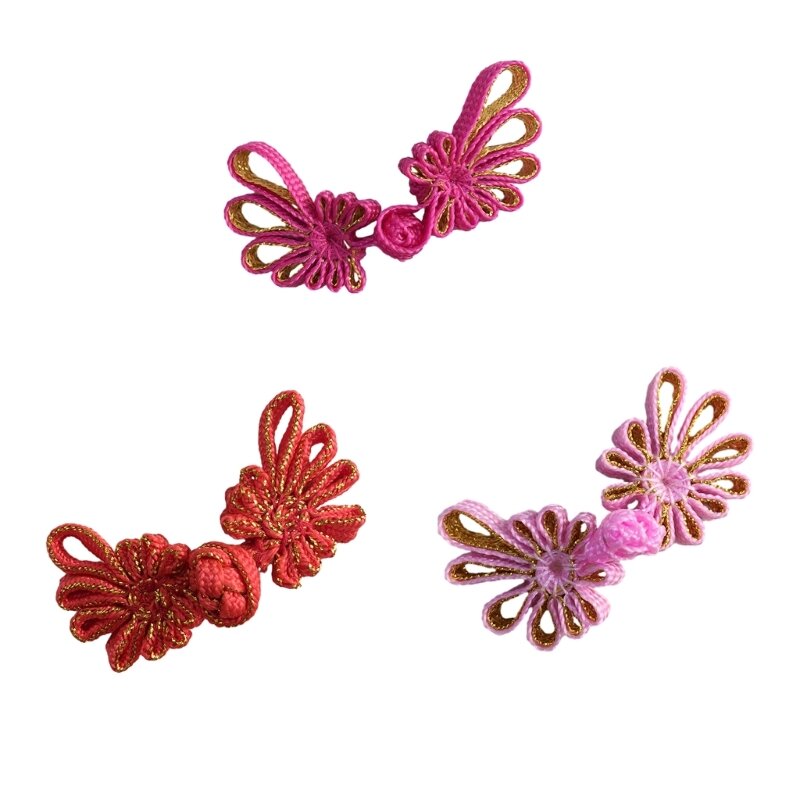 Chinese Flower Knot Buttons Chinese Clothing Decorative Sewing Accessories
