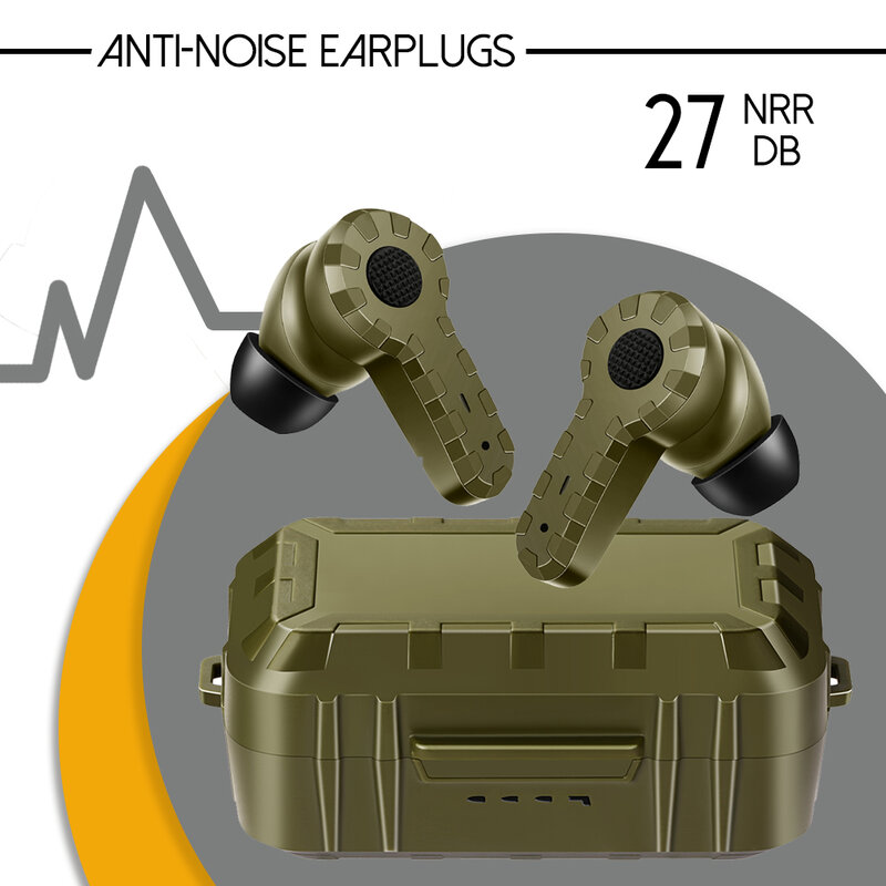 Bouchons d'oreille Anti-bruit pour prise de vue électronique, casque de protection auditive tactique, Amplification du son, NRR27dB