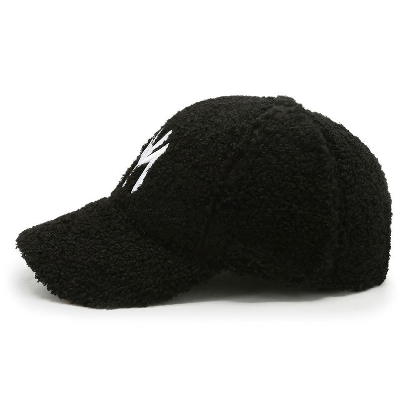 ฤดูใบไม้ร่วงฤดูหนาวผ้าขนสัตว์เบสบอลหมวกของฉันปักกลางแจ้งผู้หญิงผู้ชายหมวก Snapback ปรับ Unisex บิล Hip Hop หมวกพ่อ DP030