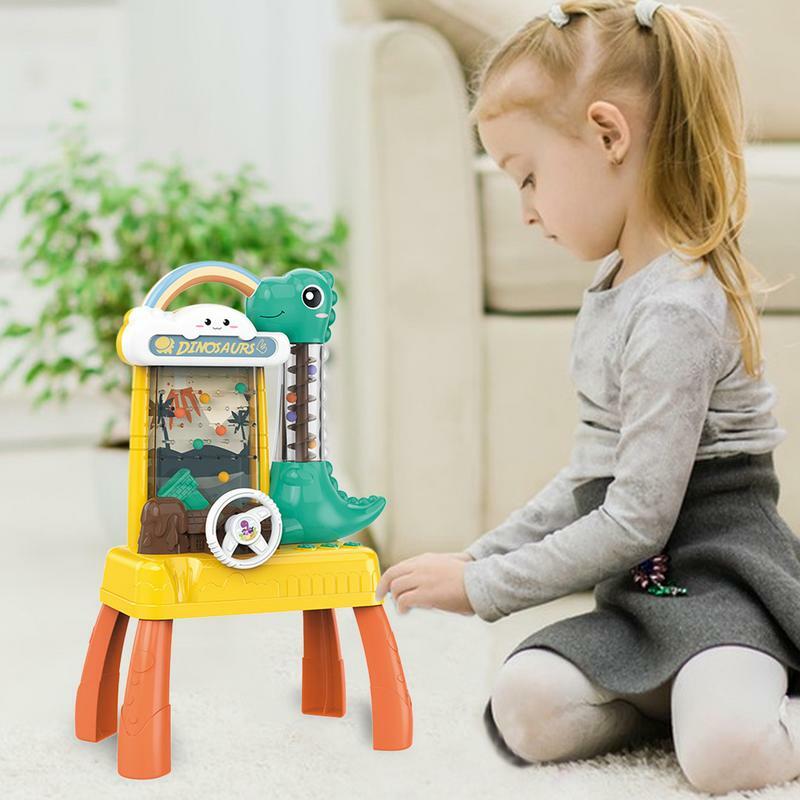 Maszyna do łapania piłek dzieci dinozaur łapiący fasolę rodzic dziecko interaktywna maszyna do zbierania zabawek stół ze światłem i muzyką