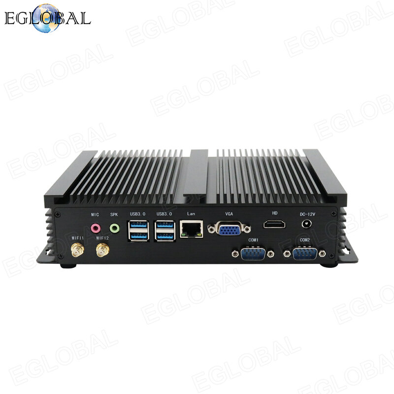 EGLOBAL bez wentylatora przemysłowe 10 Gen Mini PC i5 10510U/10310U 32G RAM 2TB SSD komputer stacjonarny Windows11 HDMI VGA RJ45 LAN COM PC
