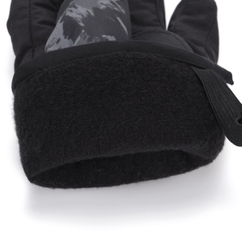 Детские зимние теплые перчатки для мальчиков и девочек, лыжные варежки с длинными рукавами, ветрозащитные