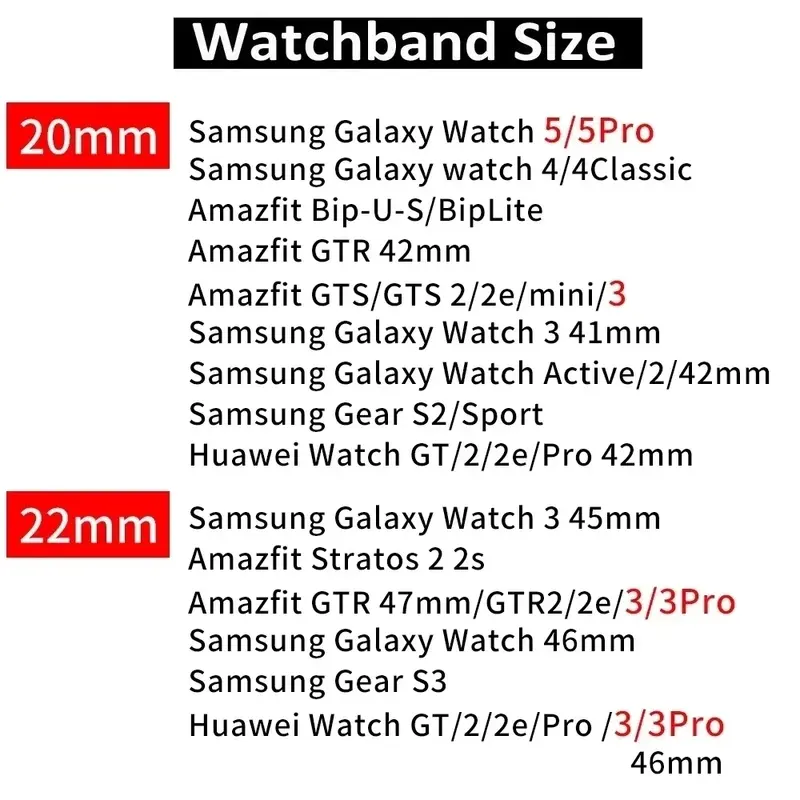 Tali jam tangan Samsung, 20mm 22mm Milanese Loop tali untuk jam tangan Samsung 5/4/3 aktif 2/Amazfit GTS/GTR/Bip gelang Huawei Watch 3/GT3-2 Pro Correa