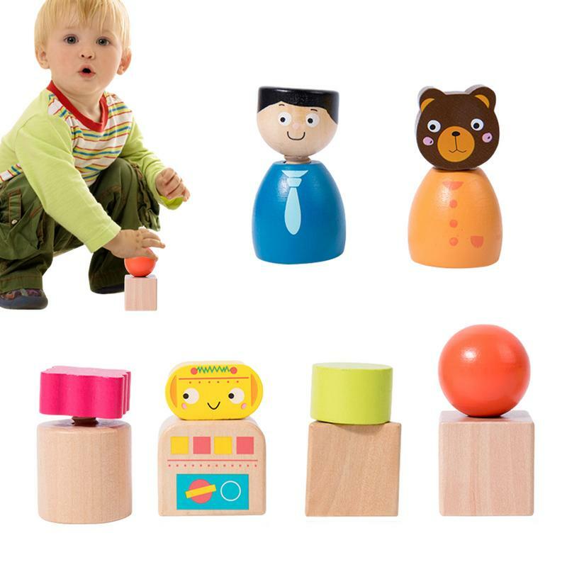 Jeu de boulons en bois pour enfants, jouets pour enfants, vis et 1948, apprentissage de la motricité fine, enfants de 4 ans