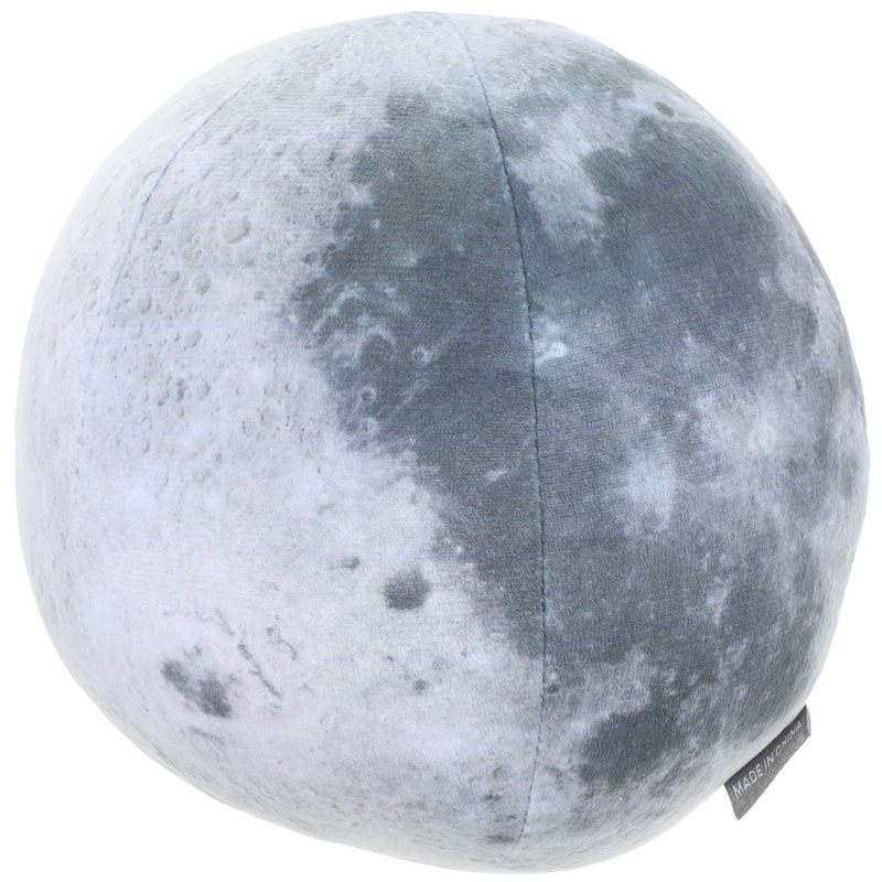 Almohada de bola de felpa de Luna simulada, accesorios de ciencia y educación del planeta cósmico, adornos de decoración de fiesta, el esférico suave