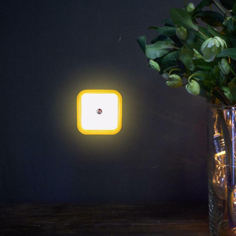 Plug In Lampu Malam Lampu Malam dengan Senja Ke Fajar Fotosel Sensor Otomatis Kecerahan Dapat Disesuaikan Plug In Light untuk Lorong Kamar Tidur
