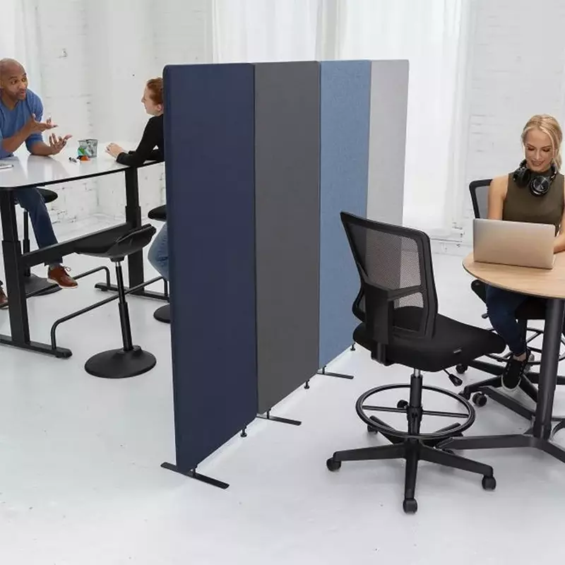 Разделительный экран для рабочего стола, 72 дюйма, ширина X 66 дюймов, 3 шт. в упаковке
