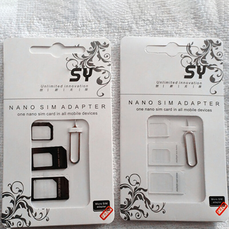 Micro Nano SIM-Karten adapter Anschluss Kit Handy-SIM-Karten fach mit Kartens tift, Universal-Smartphone-Nummer SIM-Halter-Set