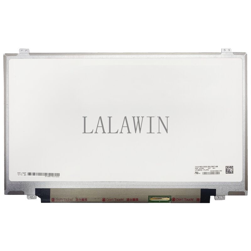 노트북 LED 디스플레이 LCD 화면, LP140WD2 TLHA, 14.0 인치, 1600x900 TN HD 40PIN LVDS 60HZ