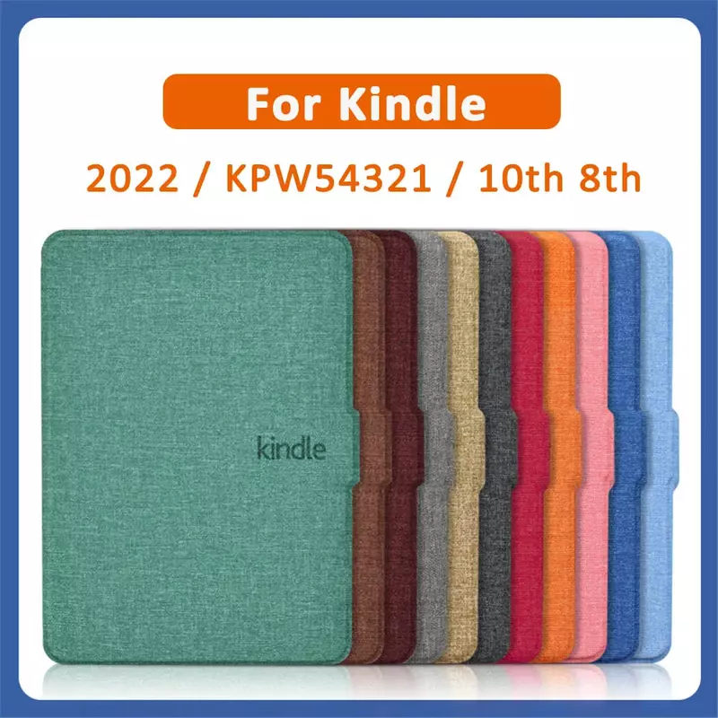 Funda magnética para Kindle 2022 Paperwhite, 5, 4, 3, 2, 1, 2021, 8, 10, 11. ª generación, 6, 6,8 pulgadas, con Auto Sleep/Wake