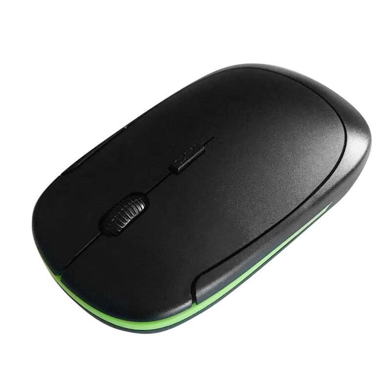 Bateria de ryra selfpre mouse ultrafino sem fio computador ergonômico mini usb mause 2.4ghz macbook ratos ópticos para laptops pc