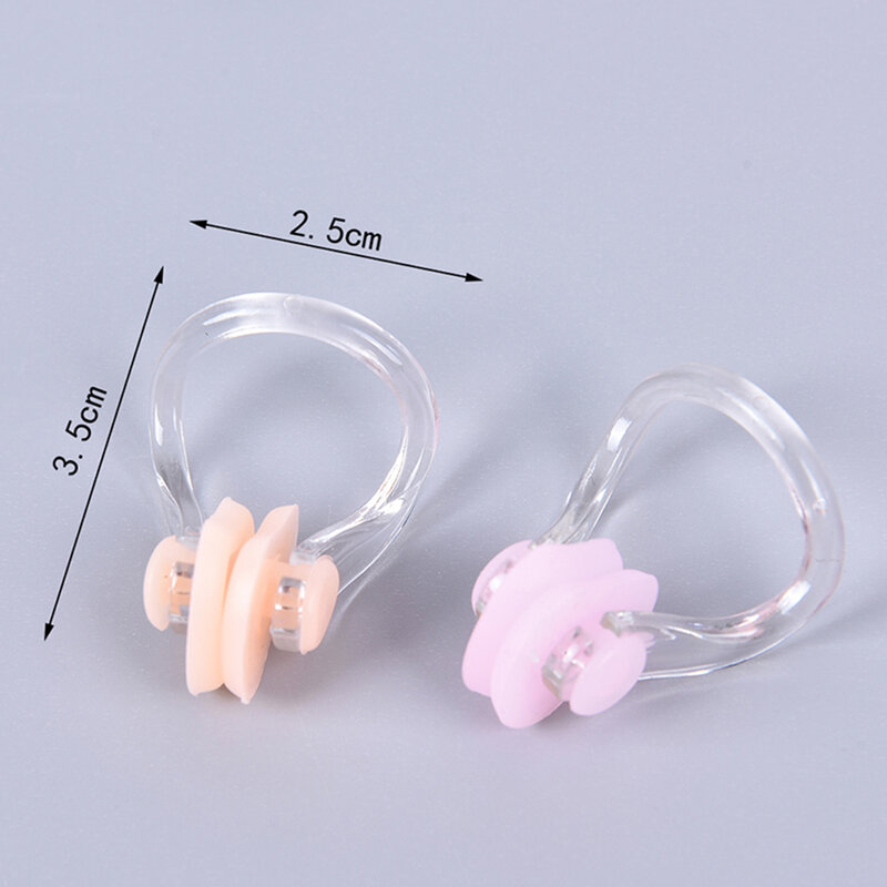 10pcs Reusable Soft Silicone Swimming Nose Clip Comfortable Diving Surfing Swim Nose Clips For  Children