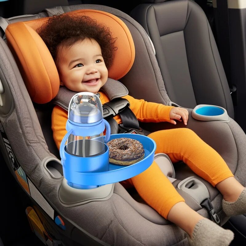 Rak penyimpanan nampan makanan ringan mobil, rak Sundry Tray cangkir air mobil rak penyimpanan kotak minuman rak keselamatan kursi makanan ringan