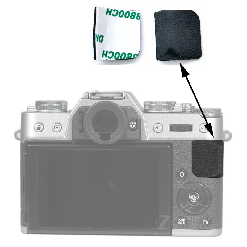 ยางนิ้วหัวแม่มือ XT20 XT10สำหรับ Fujifilm ฝาหลัง DSLR อะไหล่กล้องถ่ายรูป Unit repa