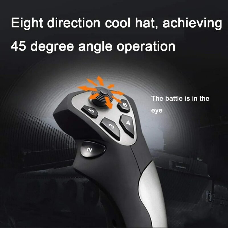 PXN-2113 Flight Joystick Has 12 Programmable Buttons And Vibration Function Suitable For PC for Windows XP/7/8/10 System