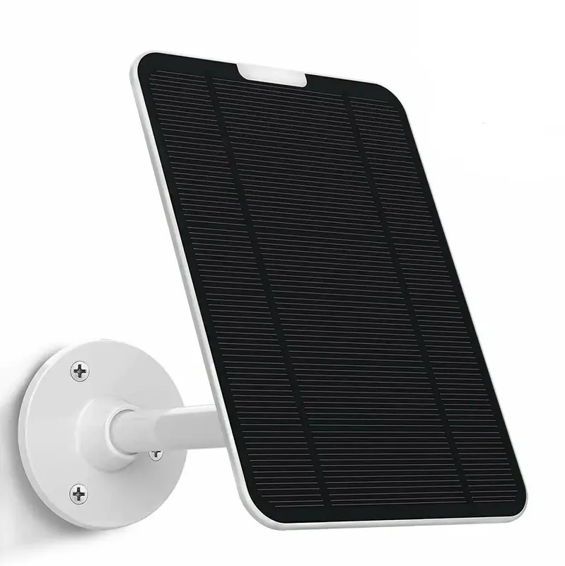 Солнечная панель 4 Вт для eufyCam eufy Cam 2/2C/2C Pro/E/2 Pro/SoloCam E20 E40, 13 футов, кабель питания (белый)