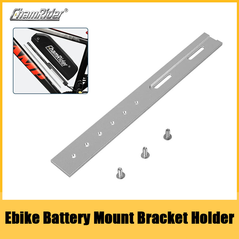 E-bike Bicycle Battery Mount Bracket Holder, Ebike Battery Downtube Frame, Mounting Rack for HaiLong Battery Adapter Tool Parts