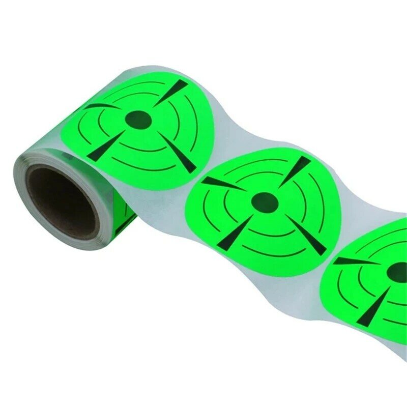 NEW-2 Roll 7.5CM fire Target Stickers 3 pollici Round Target Dots Stickers Roll For Strong adesivo Target Pasters