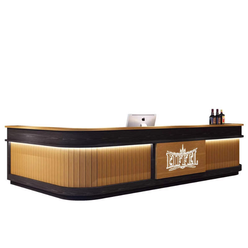 Meja Bar sempit Modern tahan air industri kelab malam luar ruangan minimalis meja Bar Retro dekorasi Italia