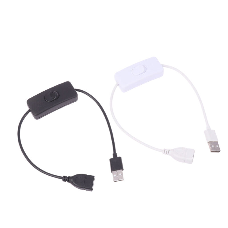 สายต่อสวิทช์ USB รองรับการส่งข้อมูลและแหล่งจ่ายไฟพร้อมสวิทช์ไฟเปิด/ปิดสำหรับแถบไฟ LED อุปกรณ์ USB