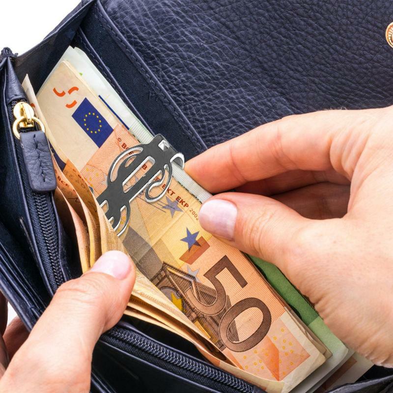 Edelstahl Dollar Symbol Geld klammer Mode einfache Dollar Geld klemme Halter tragbare Geld klammer Brieftasche für Männer Frauen