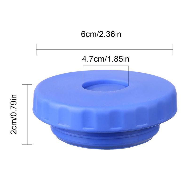 Durable Silicone Water Bottle Cover Replacement Lid 5 Gallon Bottle Lids Water Bottle Reusable Water Bottle Lids With Inner Plug