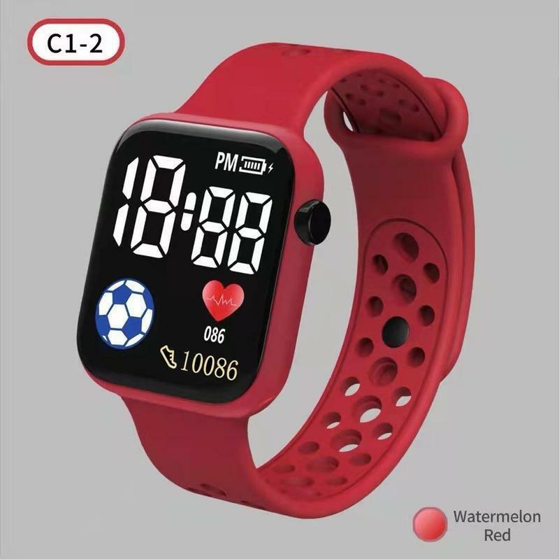 New Kids Sports Digital Watch Waterproof LED Display Children Electronic Watches for Girls Boys Wristwatch Time Machines Clock