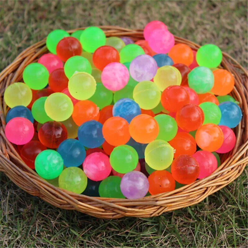 10Pcs/lot Rubber Cloud Bouncy Balls Funny Toy Jumping Balls Mini Neon Swirl Bouncing Balls for Kids Sports Games Toy Balls