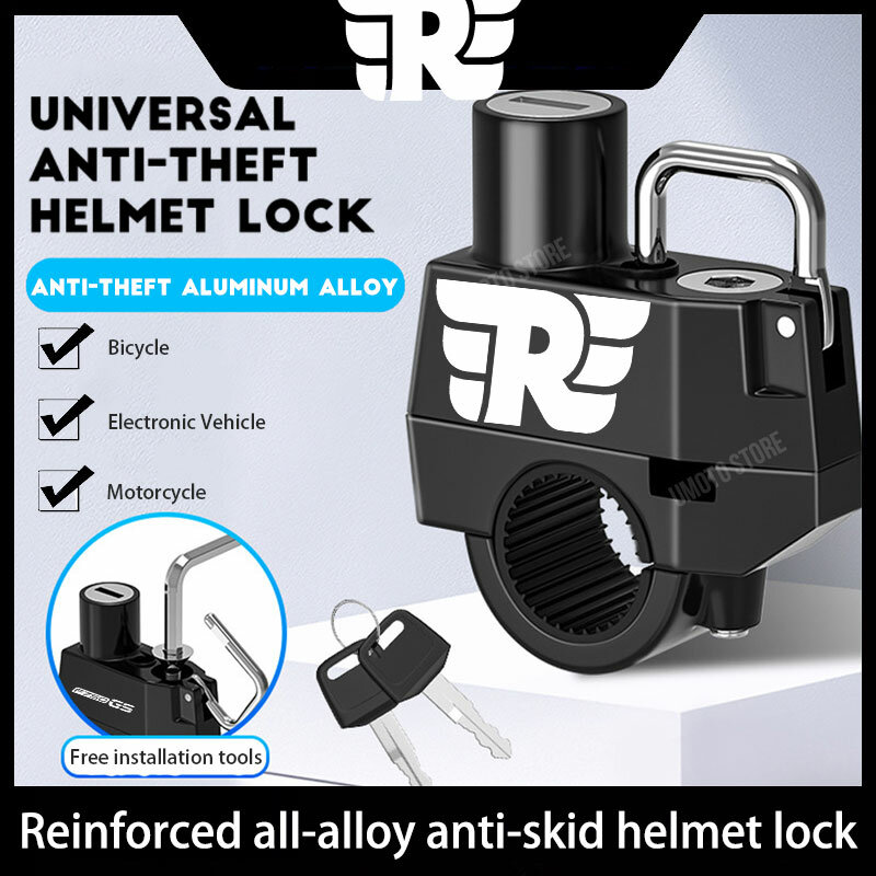For Royal Helmet Lock Anti-theft Locker Locking Device Rustproof Fine Workmanship Compact Size Convenience Motorcycle Supplies