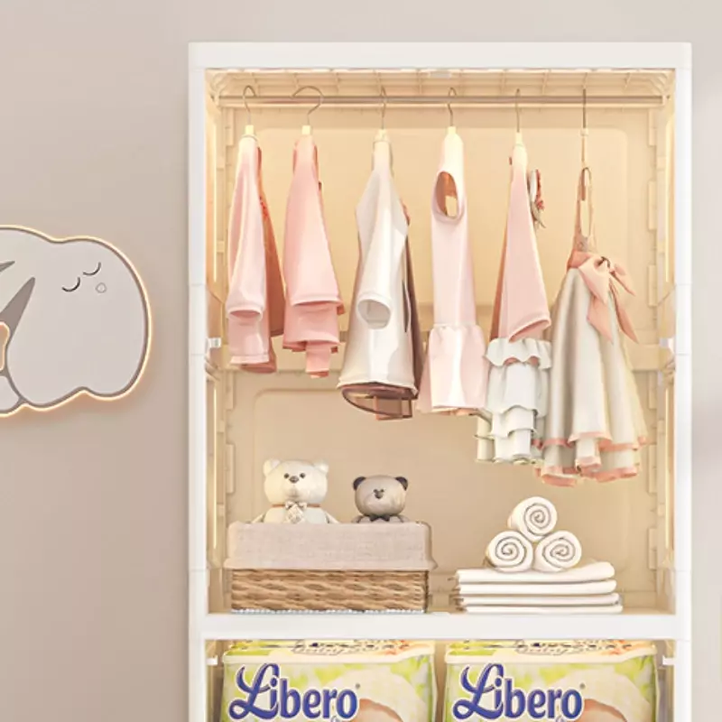 Baby Hangers Children Wardrobes Open Closets Cabinet Cube Storage Children Wardrobes Clothes Penderie Enfant Furniture MR50CW