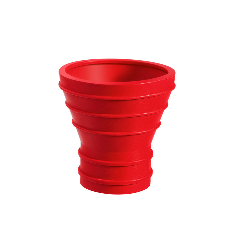 NUOLUX Ball Pick-up Grabber ventosa in gomma per Putter Grip accessorio professionale (rosso)