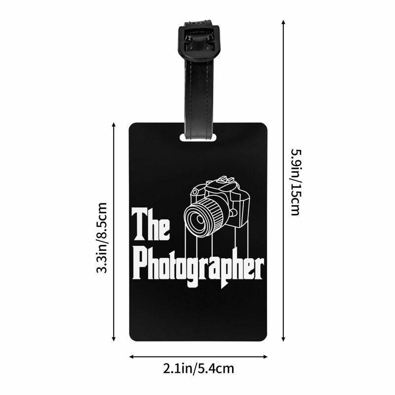 Benutzer definierte Fotograf Gepäck anhänger Privatsphäre Schutz Digital kamera Fotografie Gepäck anhänger Reisetasche Etiketten Koffer