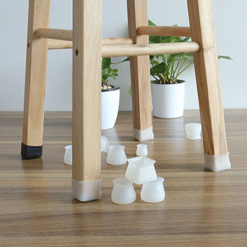 Capa de perna de alta qualidade de silicone mesa pé almofada cadeira antiderrapante wearable piso capa protetora para decoração de móveis para casa