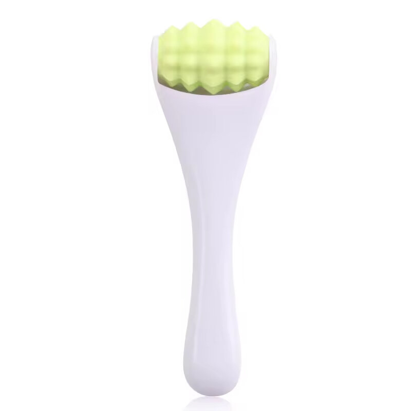 1pcs Mini Silicone Head Massage Roller for Eye Relieve Puffiness Cute Candy Color Massager Small Manual Beauty Tool Random Color